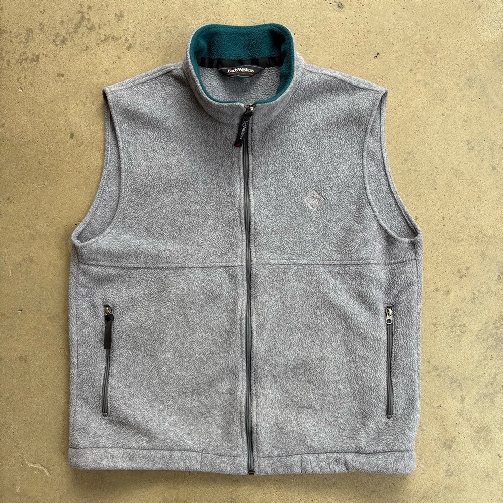 Early Winters Fleece Vest Large Made in the USA Vintage Outdoors 90s